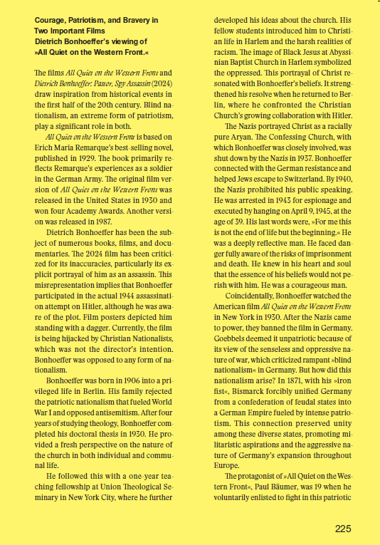 Page 1 of article in Asthetik & Kommunikation