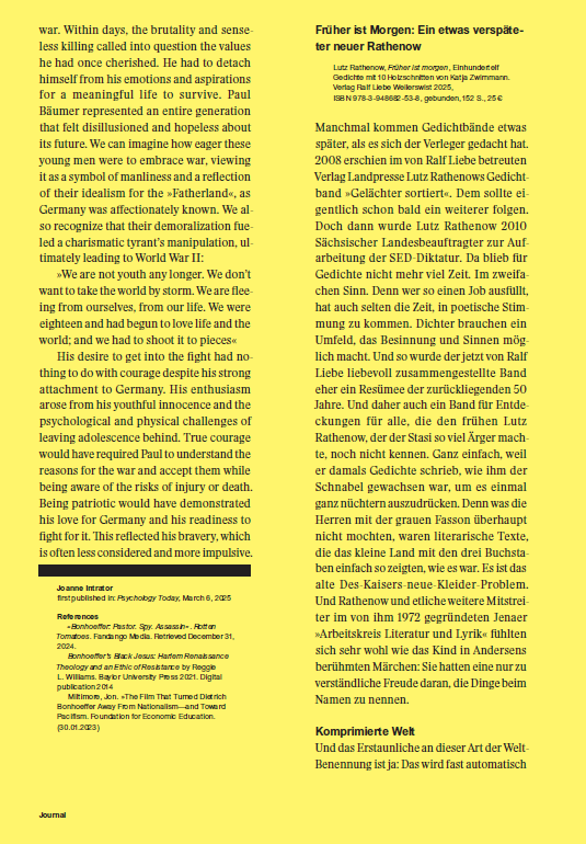 Page 2 of article in Asthetik and Kommunikation